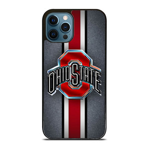 OHIO STATE BUCKEYES METAL LOGO iPhone 12 Pro Max Case Cover OHIO STATE BUCKEYES METAL LOGO iPhone 12 Pro Max Case Cover