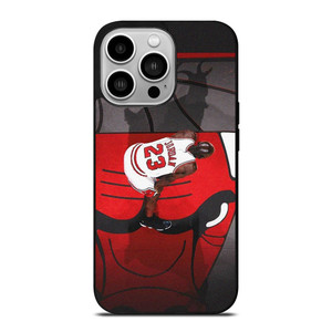 MICHAEL JORDAN CHICAGO BULLS GOAT iPhone 14 Pro Case Cover