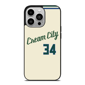 MILAUKEE BUCKS CREAM CITY NBA KIT iPhone 14 Pro Case Cover MILAUKEE BUCKS CREAM CITY NBA KIT iPhone 14 Pro Case Cover