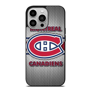 MONTREAL CANADIENS NHL METAL LOGO iPhone 14 Pro Case Cover