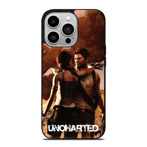 NATHAN DRAKE LARA CROFT UNCHARTED iPhone 14 Pro Case Cover NATHAN DRAKE LARA CROFT UNCHARTED iPhone 14 Pro Case Cover