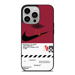 NIKE SWOOSH AIR JORDAN OFF WHITE iPhone 14 Pro Case Cover NIKE SWOOSH AIR JORDAN OFF WHITE iPhone 14 Pro Case Cover