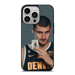 NIKOLA JOKIC DENVER NUGGETS JOKER iPhone 14 Pro Case Cover NIKOLA JOKIC DENVER NUGGETS JOKER iPhone 14 Pro Case Cover