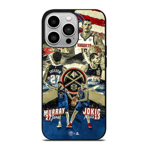 NIKOLA JOKIC X JAMAL MURRAY DENVER NUGGETS iPhone 14 Pro Case Cover NIKOLA JOKIC X JAMAL MURRAY DENVER NUGGETS iPhone 14 Pro Case Cover