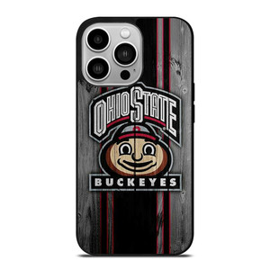 OHIO STATE BUCKEYES WOOD ICON iPhone 14 Pro Case Cover OHIO STATE BUCKEYES WOOD ICON iPhone 14 Pro Case Cover