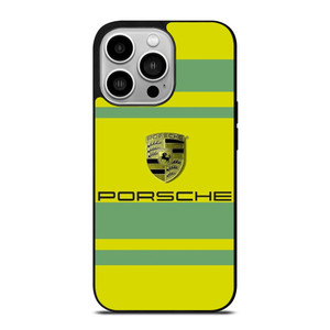 PORSCHE GREEN EMBLEM iPhone 14 Pro Case Cover PORSCHE GREEN EMBLEM iPhone 14 Pro Case Cover