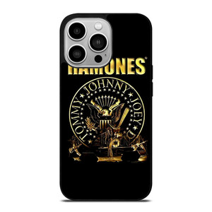 RAMONES ROCK BAND GOLD LOGO iPhone 14 Pro Case Cover RAMONES ROCK BAND GOLD LOGO iPhone 14 Pro Case Cover