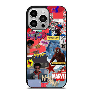 SPIDERMAN MILES MORALES COLLAGE 2 iPhone 14 Pro Case Cover
