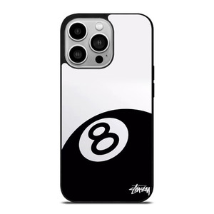 STUSSY 8 BALL BLACK iPhone 14 Pro Case Cover
