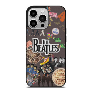 THE BEATLES ROCK BAND COLLAGE iPhone 14 Pro Case Cover THE BEATLES ROCK BAND COLLAGE iPhone 14 Pro Case Cover