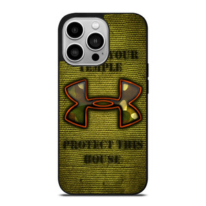 UNDER ARMOUR BUILD YOUR TEMPLE iPhone 14 Pro Case Cover UNDER ARMOUR BUILD YOUR TEMPLE iPhone 14 Pro Case Cover