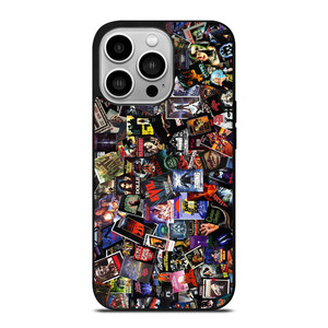 VHS CASSETTE TAPE HORROR MOVIES COLLECTION iPhone 14 Pro Case Cover