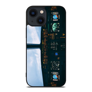 AIRBUS PLANE COCKPIT iPhone 14 Plus Case Cover AIRBUS PLANE COCKPIT iPhone 14 Plus Case Cover