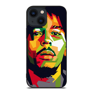 BOB MARLEY WPAP ART iPhone 14 Plus Case Cover