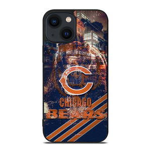 CHICAGO BEARS FOOTBALL RUSTY SYMBOL iPhone 14 Plus Case Cover CHICAGO BEARS FOOTBALL RUSTY SYMBOL iPhone 14 Plus Case Cover