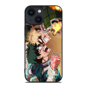 DEKU AND BAKUGO MY HERO ACADEMIA iPhone 14 Plus Case Cover DEKU AND BAKUGO MY HERO ACADEMIA iPhone 14 Plus Case Cover