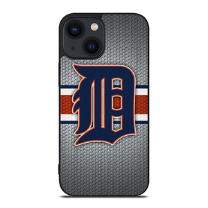 DETROIT TIGERS METAL LOGO iPhone 14 Plus Case Cover