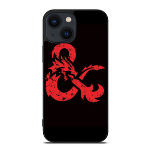 DUNGEONS AND DRAGONS LOGO BLACK iPhone 14 Plus Case Cover