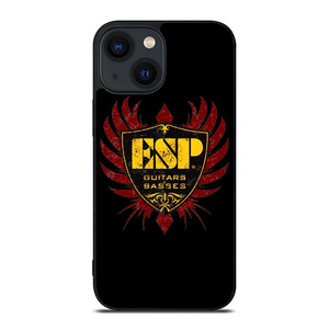 ESP GUITARS AND BASSES BADGE iPhone 14 Plus Case Cover ESP GUITARS AND BASSES BADGE iPhone 14 Plus Case Cover