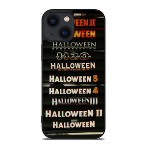 HALLOWEEN MOVIE BLU RAY COLLECTION iPhone 14 Plus Case Cover HALLOWEEN MOVIE BLU RAY COLLECTION iPhone 14 Plus Case Cover
