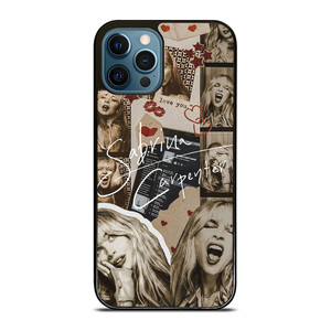SABRINA CARPENTER BROWN COLLAGE  iPhone 12 Pro Max Case Cover
