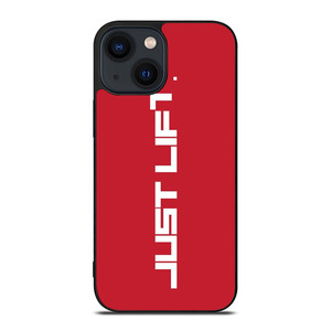 JUST LIFT FITNESS LOGO iPhone 14 Plus Case Cover