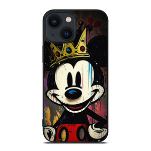 KING MICKEY MOUSE BRUSHED ART iPhone 14 Plus Case Cover