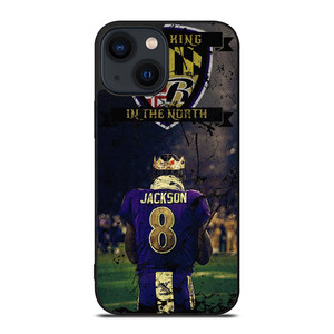 LAMAR JACKSON KING OF THE NORTH iPhone 14 Plus Case Cover LAMAR JACKSON KING OF THE NORTH iPhone 14 Plus Case Cover