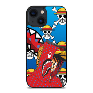 LUFFY ONE PIECE BAPE iPhone 14 Plus Case Cover