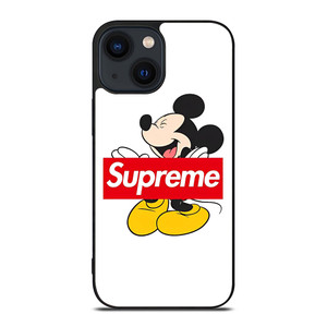 MICKEY MOUSE DISNEY SUPREME LOGO iPhone 14 Plus Case Cover MICKEY MOUSE DISNEY SUPREME LOGO iPhone 14 Plus Case Cover