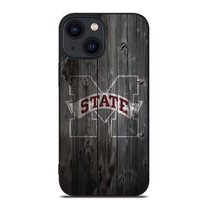 MISSISSIPPI STATE BASKETBALL WOOD LOGO iPhone 14 Plus Case Cover MISSISSIPPI STATE BASKETBALL WOOD LOGO iPhone 14 Plus Case Cover