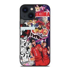NEKOMA HIGH HAIKYUU COLLAGE iPhone 14 Plus Case Cover NEKOMA HIGH HAIKYUU COLLAGE iPhone 14 Plus Case Cover