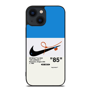 NIKE AIR JORDAN 1OFF WHITE BLUE iPhone 14 Plus Case Cover NIKE AIR JORDAN 1OFF WHITE BLUE iPhone 14 Plus Case Cover