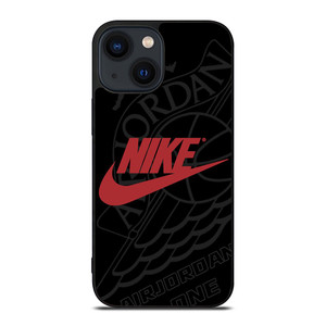 NIKE AIR JORDAN ONE JUMPMAN LOGO iPhone 14 Plus Case Cover NIKE AIR JORDAN ONE JUMPMAN LOGO iPhone 14 Plus Case Cover