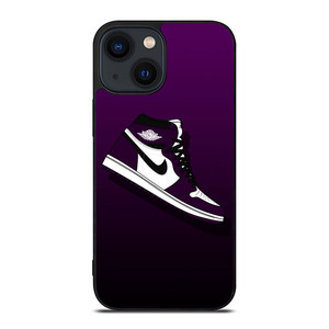 NIKE AIR JORDAN PURPLE LOGO iPhone 14 Plus Case Cover