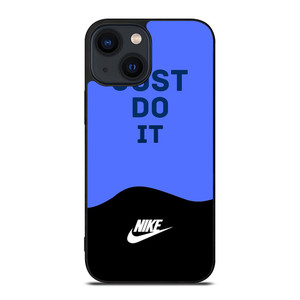 NIKE JUST DO IT SOLID BLUE iPhone 14 Plus Case Cover NIKE JUST DO IT SOLID BLUE iPhone 14 Plus Case Cover