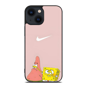 NIKE PATRICK AND SPONGEBOB PINK iPhone 14 Plus Case Cover NIKE PATRICK AND SPONGEBOB PINK iPhone 14 Plus Case Cover