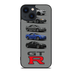 NISSAN GTR CARS EVOLUTION iPhone 14 Plus Case Cover NISSAN GTR CARS EVOLUTION iPhone 14 Plus Case Cover