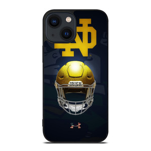 NOTRE DAME FIGHTING IRISH HELMET UNDER ARMOUR iPhone 14 Plus Case Cover