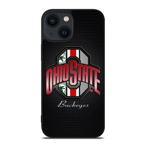 OHIO STATE BUCKEYES WEED METAL SYMBOL iPhone 14 Plus Case Cover OHIO STATE BUCKEYES WEED METAL SYMBOL iPhone 14 Plus Case Cover