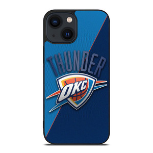 OKLAHOMA CITY THUNDER BASKET EMBLEM iPhone 14 Plus Case Cover OKLAHOMA CITY THUNDER BASKET EMBLEM iPhone 14 Plus Case Cover