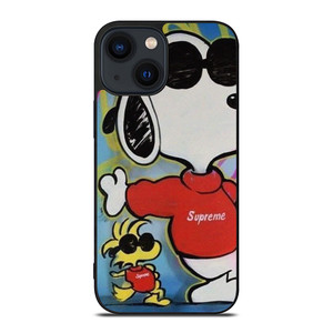 PEANUTS SNOOPY SUPREME iPhone 14 Plus Case Cover PEANUTS SNOOPY SUPREME iPhone 14 Plus Case Cover