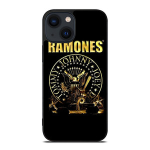 RAMONES ROCK BAND GOLD LOGO iPhone 14 Plus Case Cover RAMONES ROCK BAND GOLD LOGO iPhone 14 Plus Case Cover