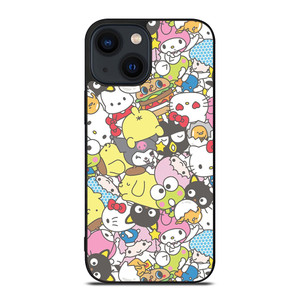 SANRIO CARTOON COLLAGE iPhone 14 Plus Case Cover