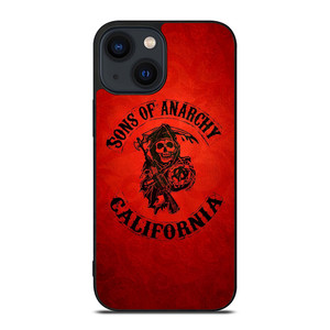 SONS OF ANARCHY CALIFORNIA RED iPhone 14 Plus Case Cover SONS OF ANARCHY CALIFORNIA RED iPhone 14 Plus Case Cover