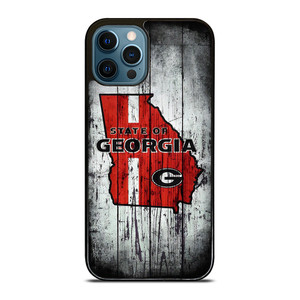 STATE OF GEORGIA WOOD SIGN  iPhone 12 Pro Max Case Cover