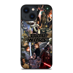 STAR WARS CHARACTERS COLLAGE iPhone 14 Plus Case Cover STAR WARS CHARACTERS COLLAGE iPhone 14 Plus Case Cover