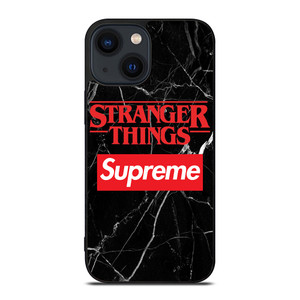 STRANGER THINGS X SUPREME LOGO iPhone 14 Plus Case Cover STRANGER THINGS X SUPREME LOGO iPhone 14 Plus Case Cover