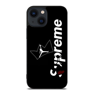 SUPREME AIR JORDAN CROWN iPhone 14 Plus Case Cover SUPREME AIR JORDAN CROWN iPhone 14 Plus Case Cover