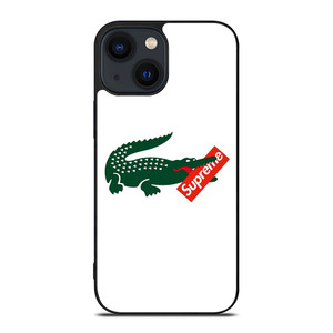 SUPREME LACOSTE COLLAB iPhone 14 Plus Case Cover SUPREME LACOSTE COLLAB iPhone 14 Plus Case Cover